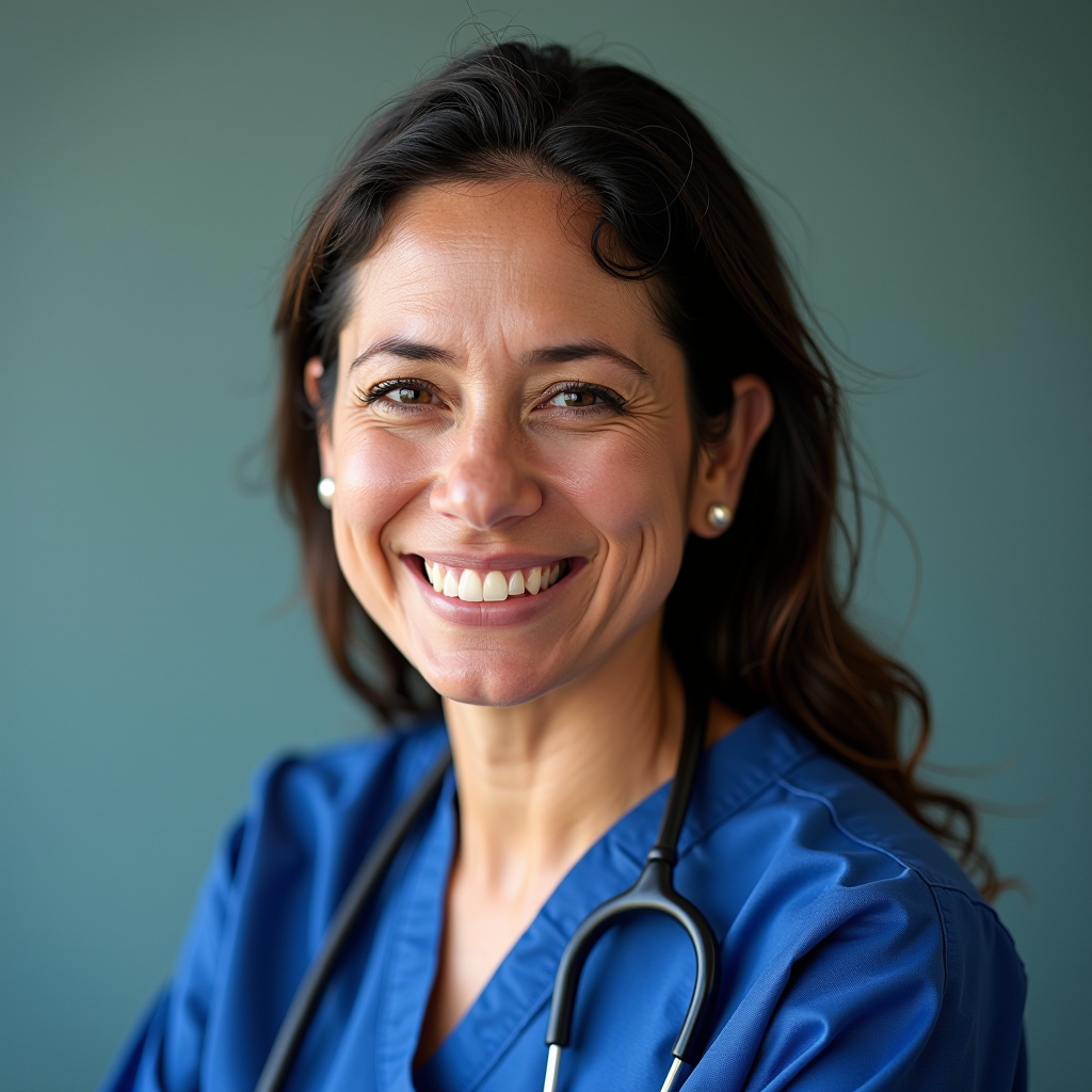 Dr. Rebecca Martinez, Veterinary Director overseeing medical care and rehabilitation programs for rescued animals